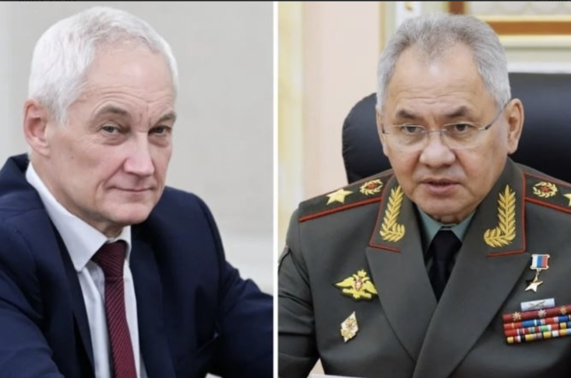 Andrey Belousov replaces Sergei Shoigu