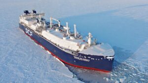 Icebreaking LNG tanker