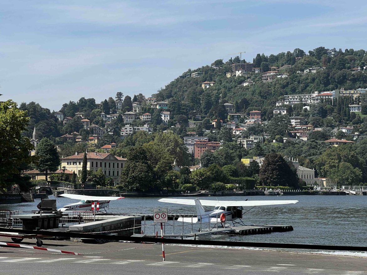 View from Aeroclub Como