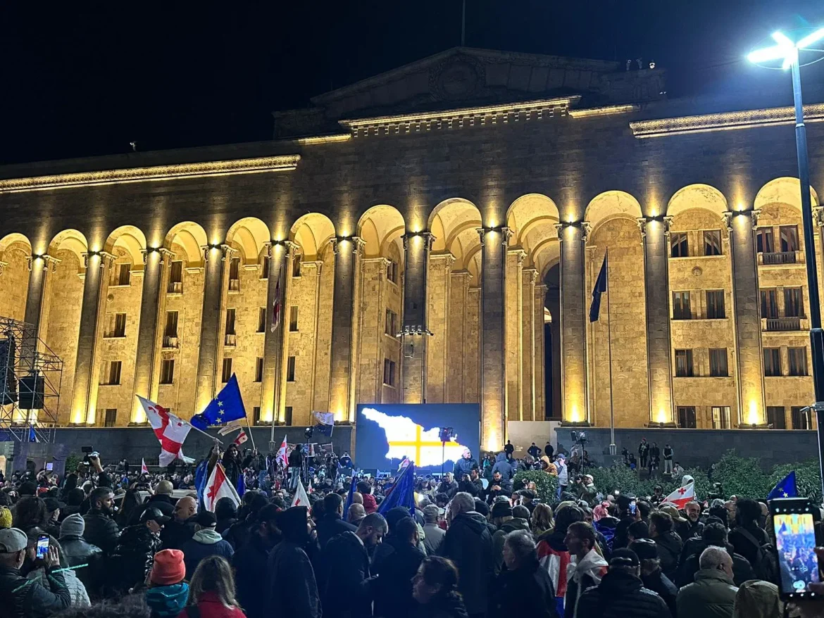 Protests Erupt in Georgia Ahead of New Parliament's First Session