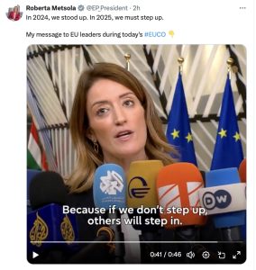President Roberta Metsola