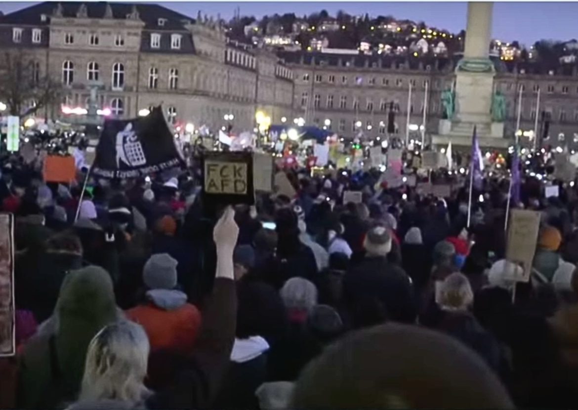 Mass Demonstrations in Berlin Against Cooperation with AfD