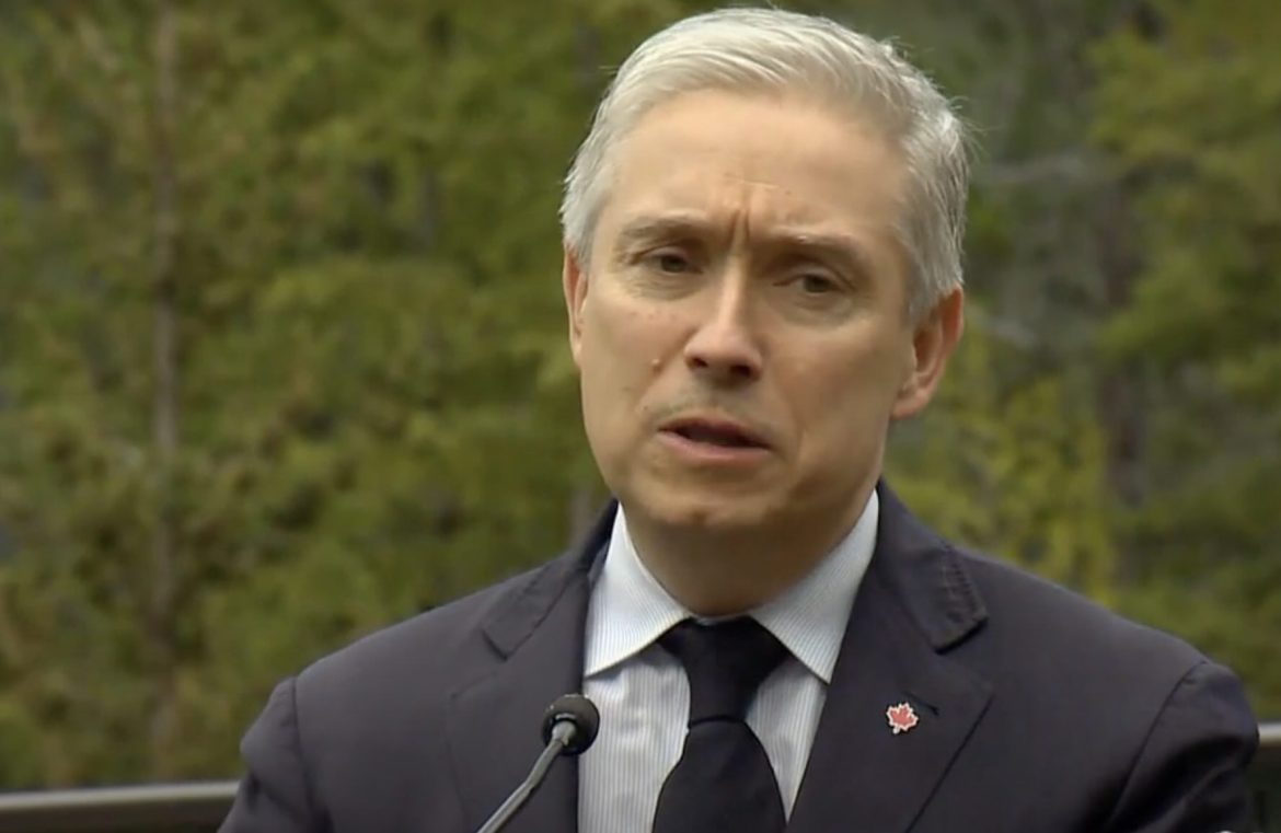 Canada's Finance Minister François‑Philippe Champagne at G7 Finance Ministers Summit