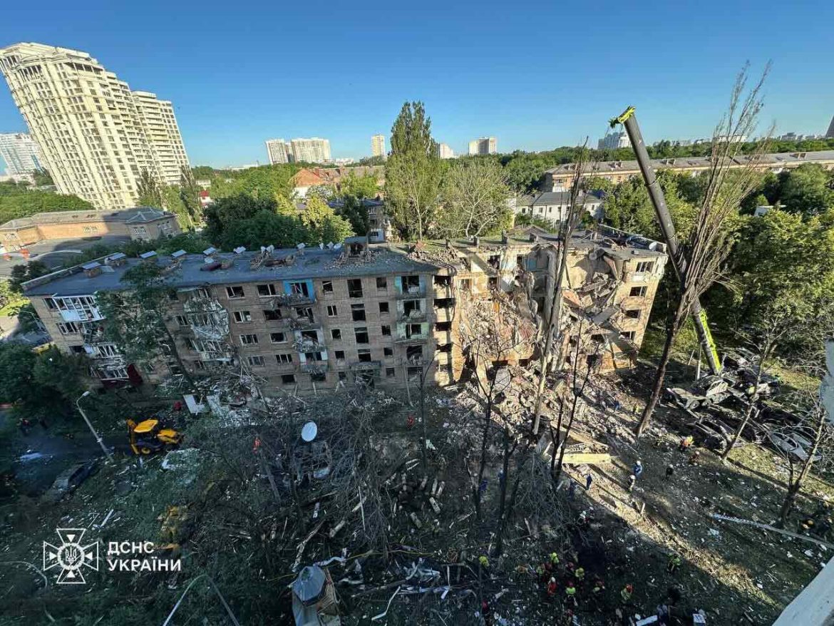 7 Dead in Kyiv as Russia Launches Mass Drone and Missile Attack Overnight