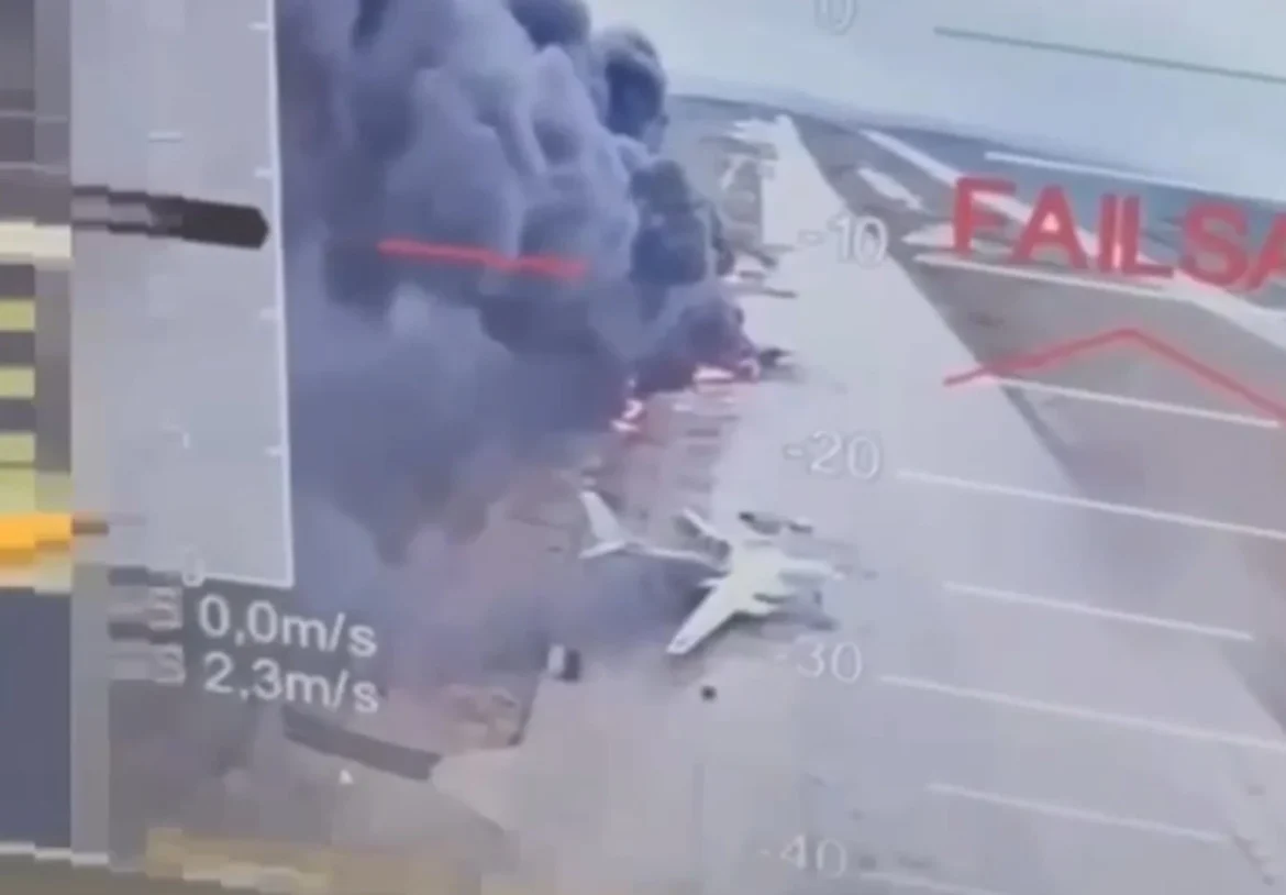Ukrainian Security Service Strikes Four Russian Airbases, Damages 40 Strategic Bombers