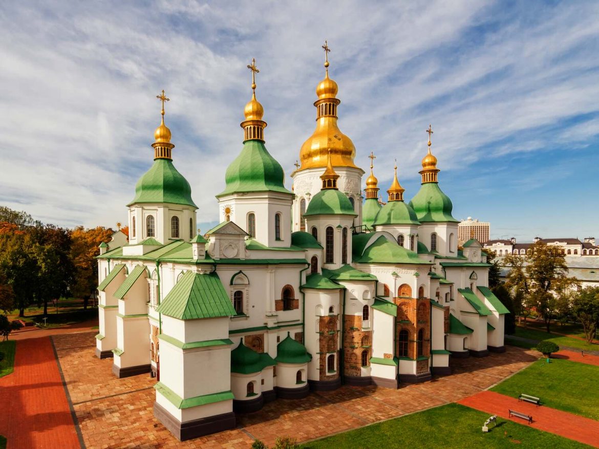 Saint Sophia Cathedral in Kyiv Damaged in Russian Missile Strike