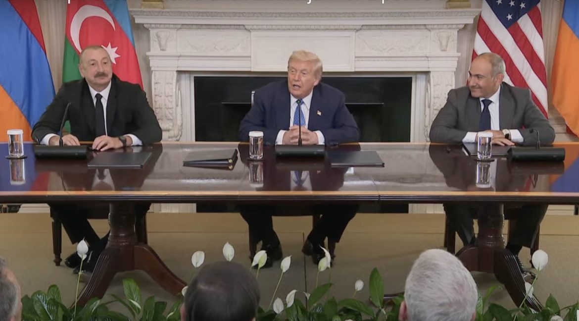 Armenia and Azerbaijan Sign Landmark Peace Deal in Washington with U.S. Backing Armenia and Azerbaijan Sign Landmark Peace Deal in Washington with U.S. Backing