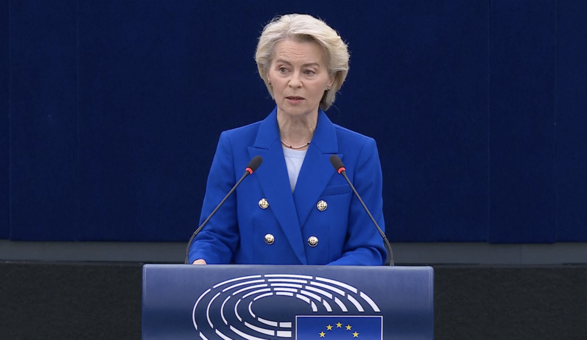 EU must broaden its response to hybrid warfare, von der Leyen tells Parliament