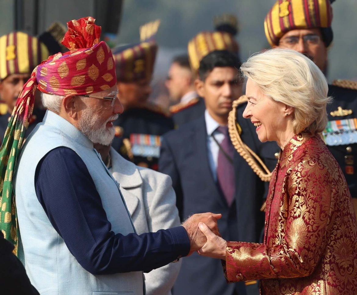 EU and India move towards free trade accord as leaders meet in Delhi