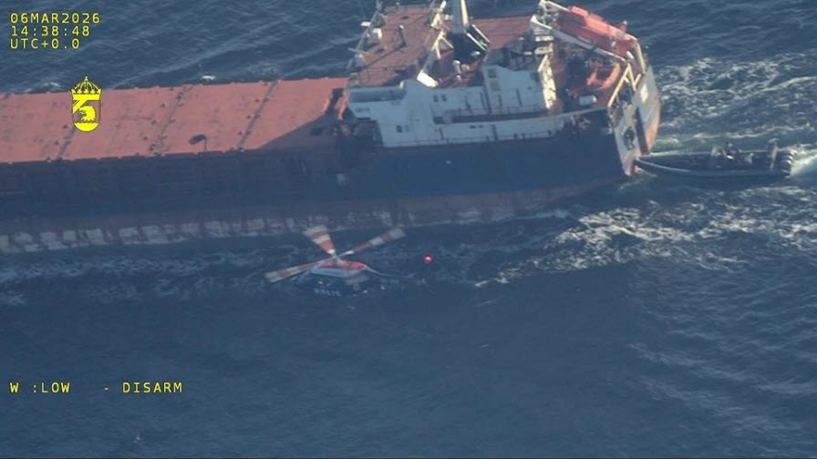 Sweden Intercepts Ship Bound for St Petersburg in Baltic Sea Operation