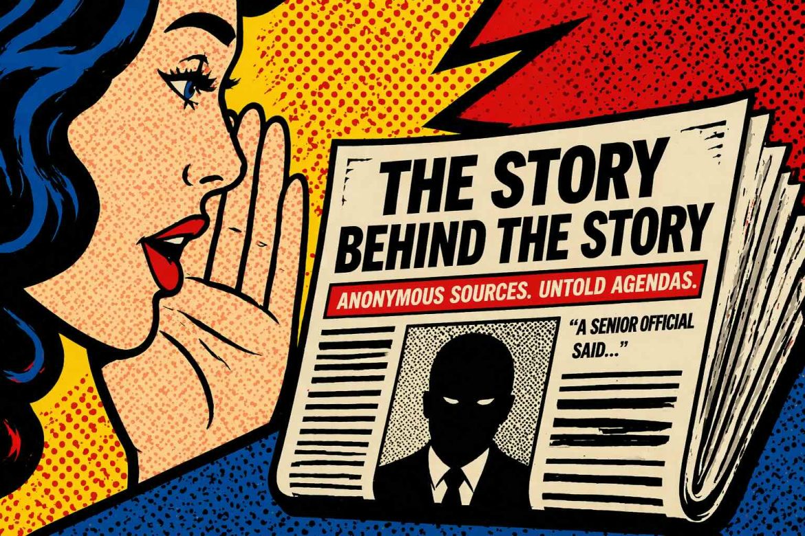 When Media Anonymous Sources Become the Story