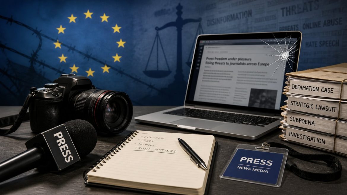 EU warns journalists face rising threat from violence, lawfare and disinformation