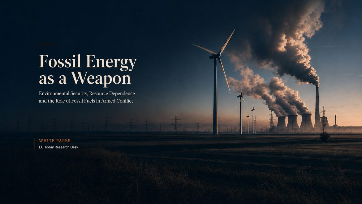 New EU Today White Paper examines fossil energy as a weapon of war and coercion