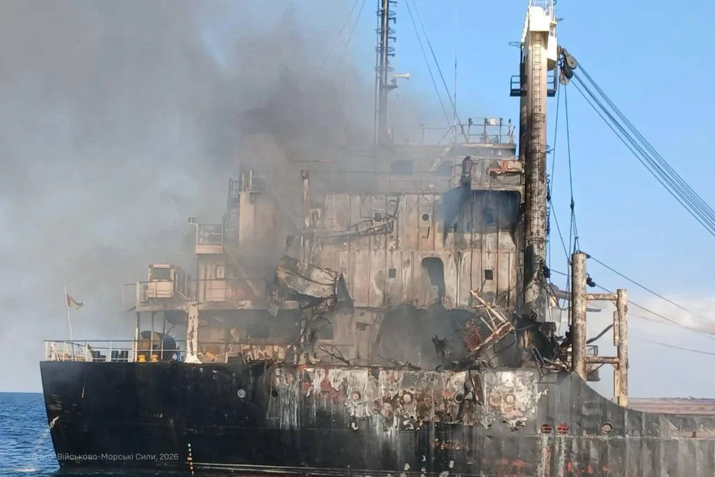Ten killed in Russian missile strike on grain ship off Odesa
